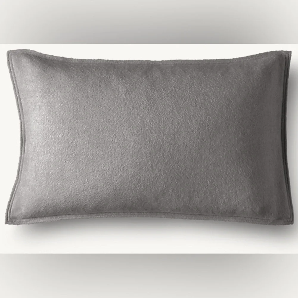 Restoration Hardware Cashmere Lumbar Pillow Cover NEW!!